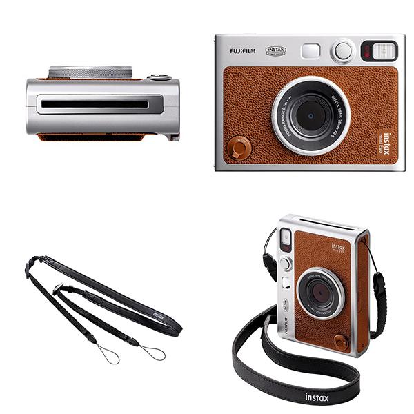 チェキ instax mini Evo ブラック ブラウン 本体&フイルム30枚 チェキ instax mini Evo ブラック ブラウン 本体&フイルム30枚