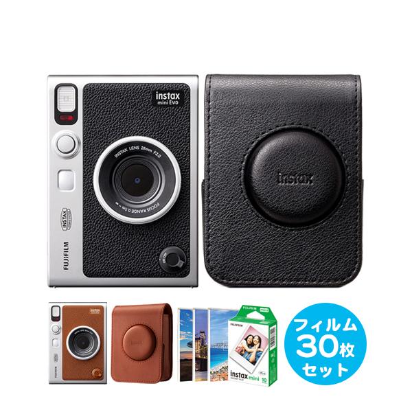 チェキ instax mini Evo 本体＆フイルム30枚＆専用ケース＆プチカード