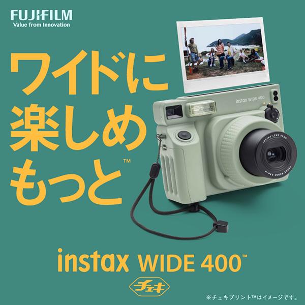 チェキ チェキワイド インスタントカメラ instax WIDE 400 本体