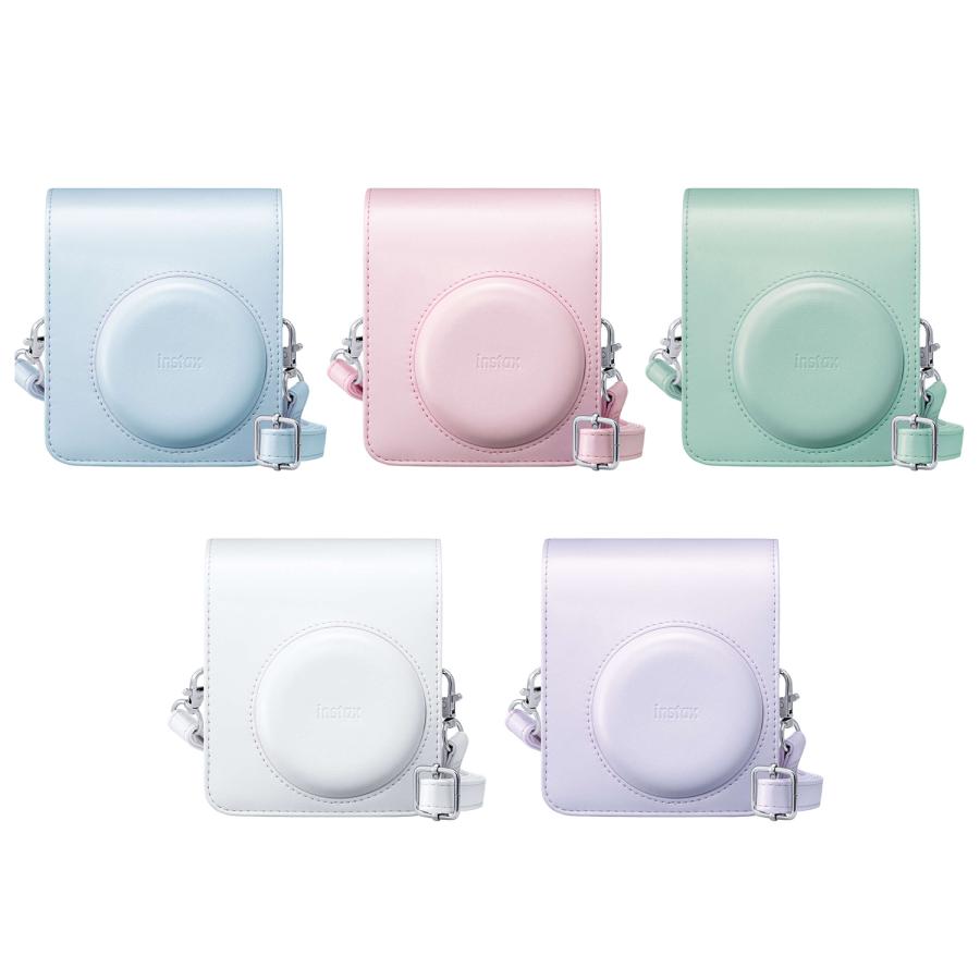 チェキ instax mini 13用 カメラケース ブルー ピンク グリーン