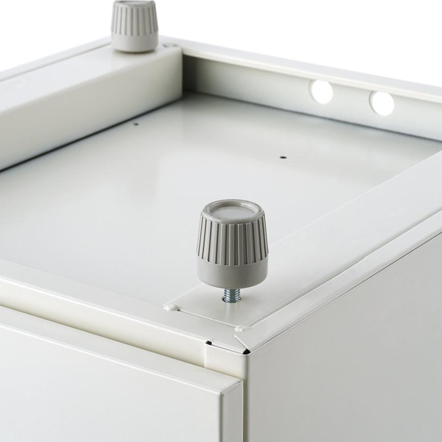 宅配ボックス 2枚扉 アイボリー STB-301-IV 180サイズ