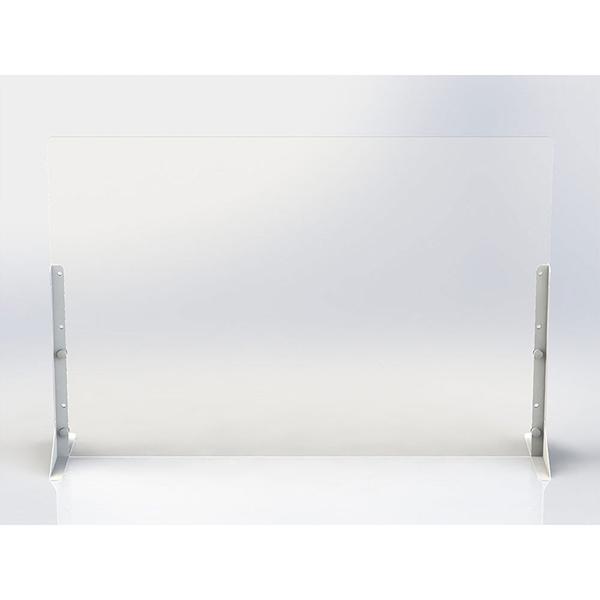 アクリルパーティション W900xH600mm クリア 高さ調節機能付き PTS