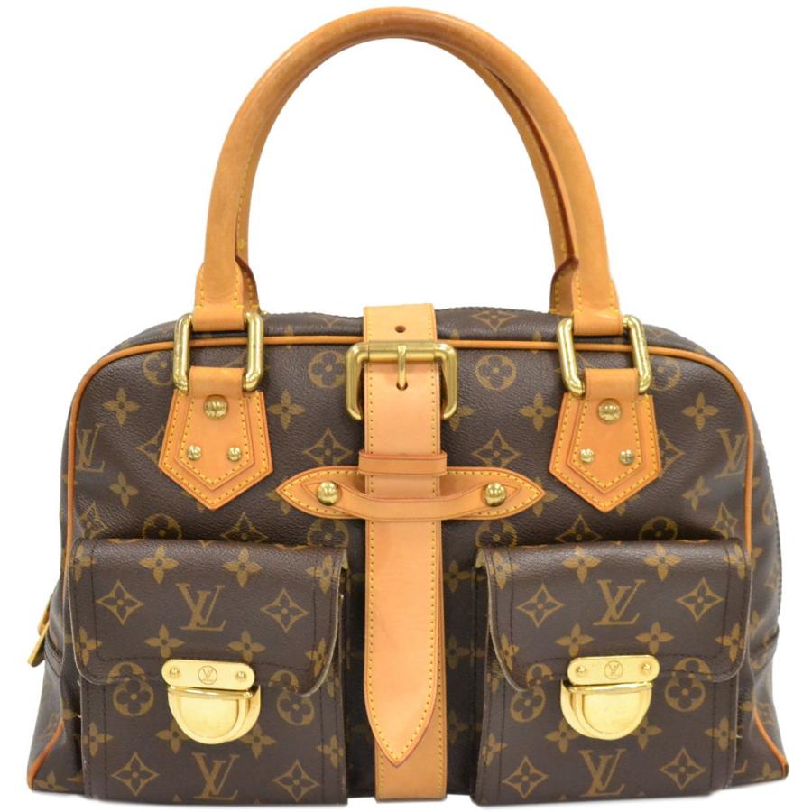 本物 ルイヴィトン LOUIS VUITTON LV マンハッタン GM ヴィンテージ