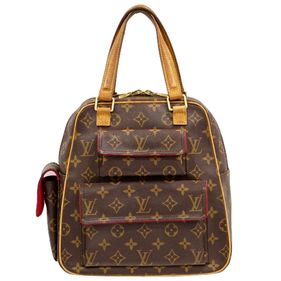 本物 ルイヴィトン   LV エクサントリシテ モノグラム ハンドバッグ トートバッグ ブラウン  中古 :   :     通販   !ショッピング