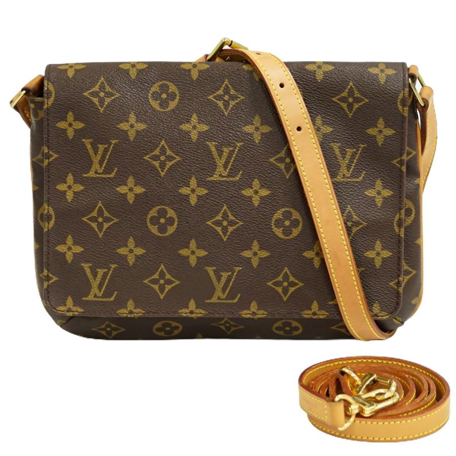 本物 ルイヴィトン LOUIS VUITTON LV ミュゼットタンゴ ショート 