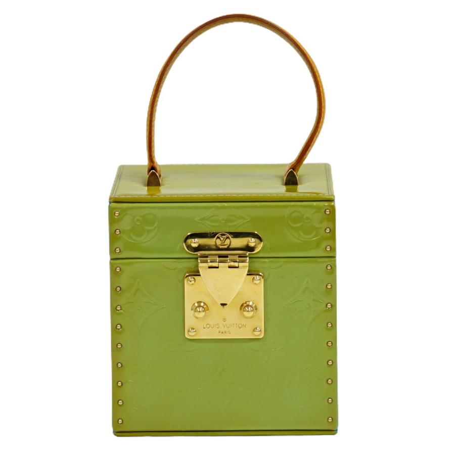 本物 ルイヴィトン LOUIS VUITTON LV ブリーカー ヴェルニ レザー 