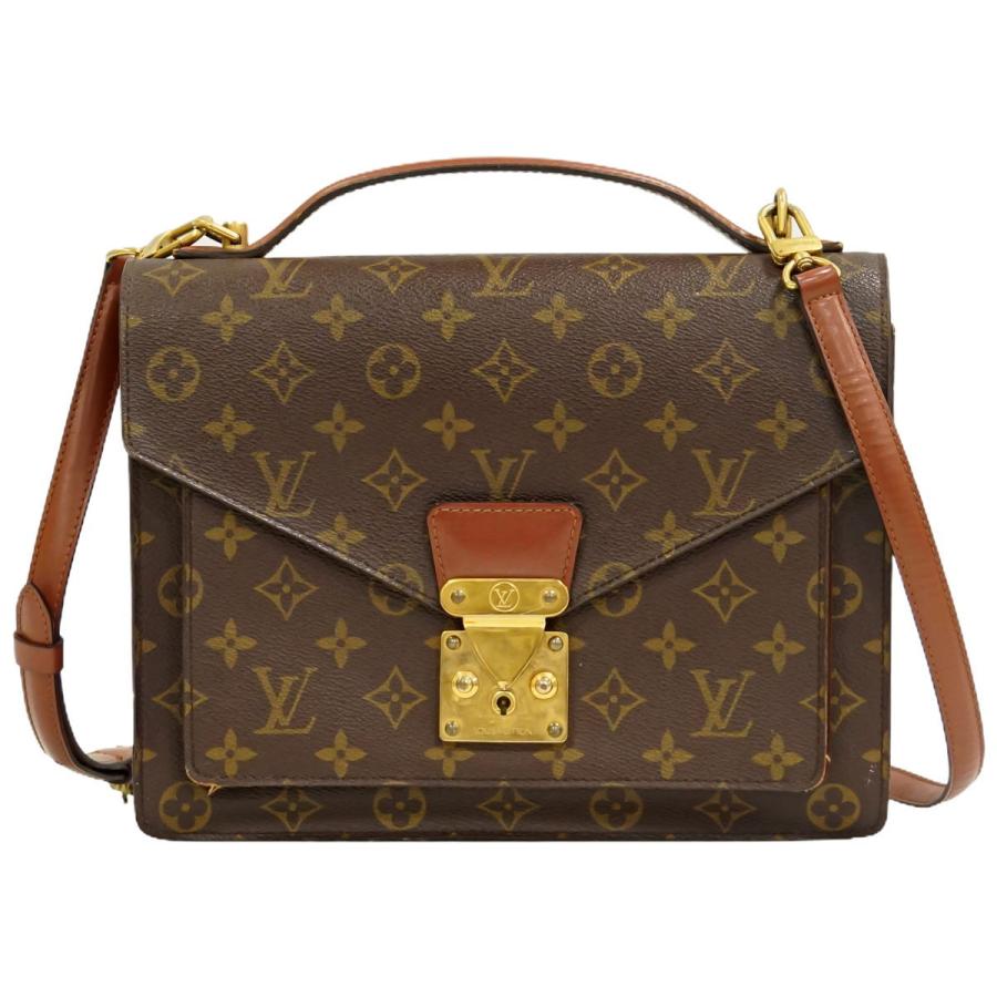 本物 ルイヴィトン LOUIS VUITTON LV モンソー モノグラム 2WAY ショルダーバッグ ハンドバッグ ブラウン M51185 中古  :2000654234106053:BRAND BOX - 通販 - Yahoo!ショッピング