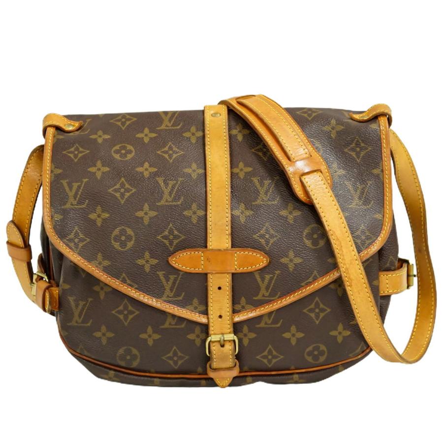 本物 ルイヴィトン LOUIS VUITTON LV ソミュール 30 モノグラム 