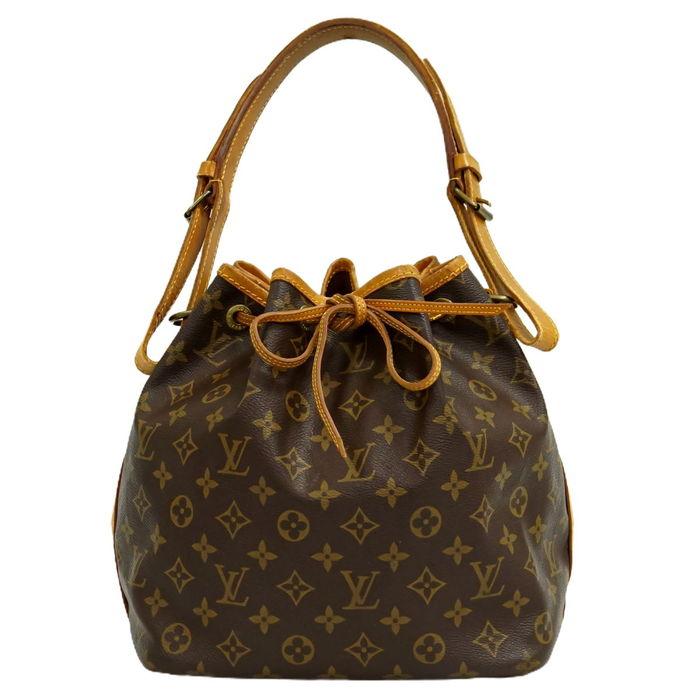 本物 ルイヴィトン LOUIS VUITTON LV プチノエ モノグラム ショルダー