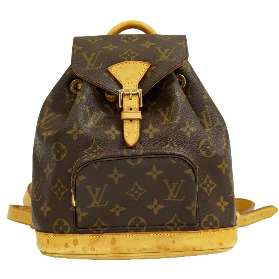 本物 ルイヴィトン LOUIS VUITTON LV モンスリ PM モノグラム リュック