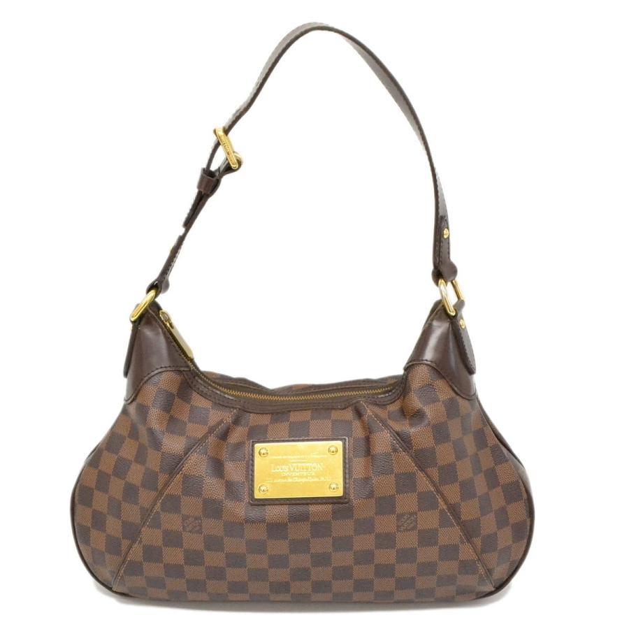 本物 LV LOUIS VUITTON ルイヴィトン N48181 テムズ GM ダミエ エベヌ 
