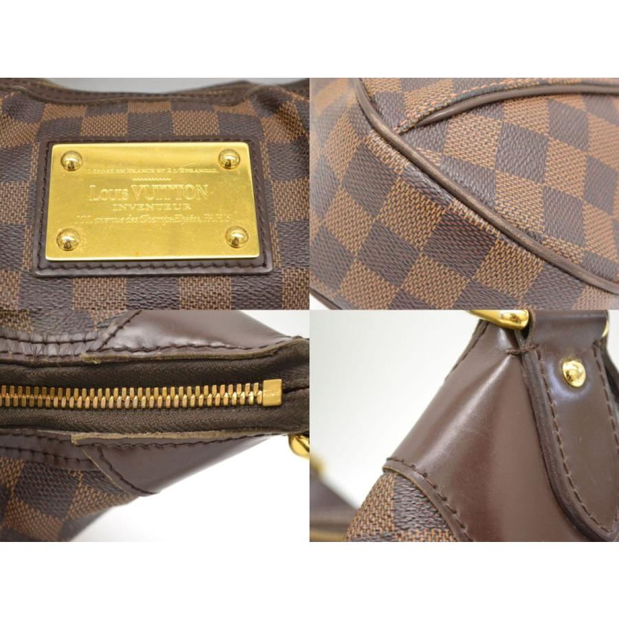本物 LV LOUIS VUITTON ルイヴィトン N48181 テムズ GM ダミエ エベヌ 