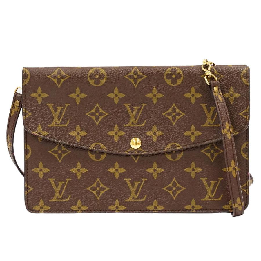 本物 ルイヴィトン LOUIS VUITTON LV ポシェット ドゥーブルラバ 