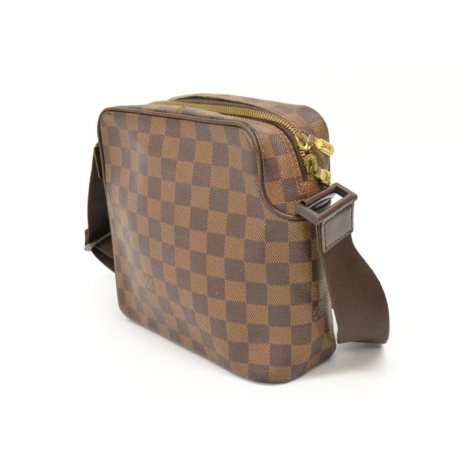 本物 ルイヴィトン LOUIS VUITTON LV オラフ PM ダミエ エベヌ 