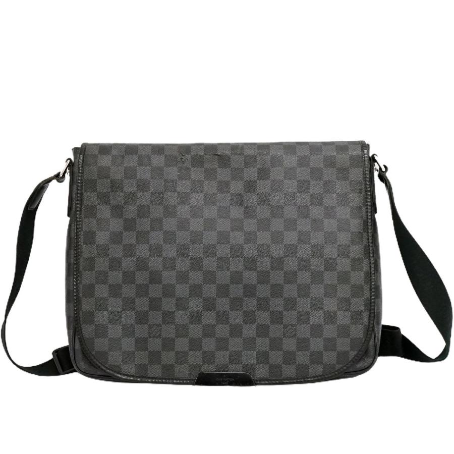 本物 ルイヴィトン LOUIS VUITTON LV ダニエル GM ダミエ グラフィット 