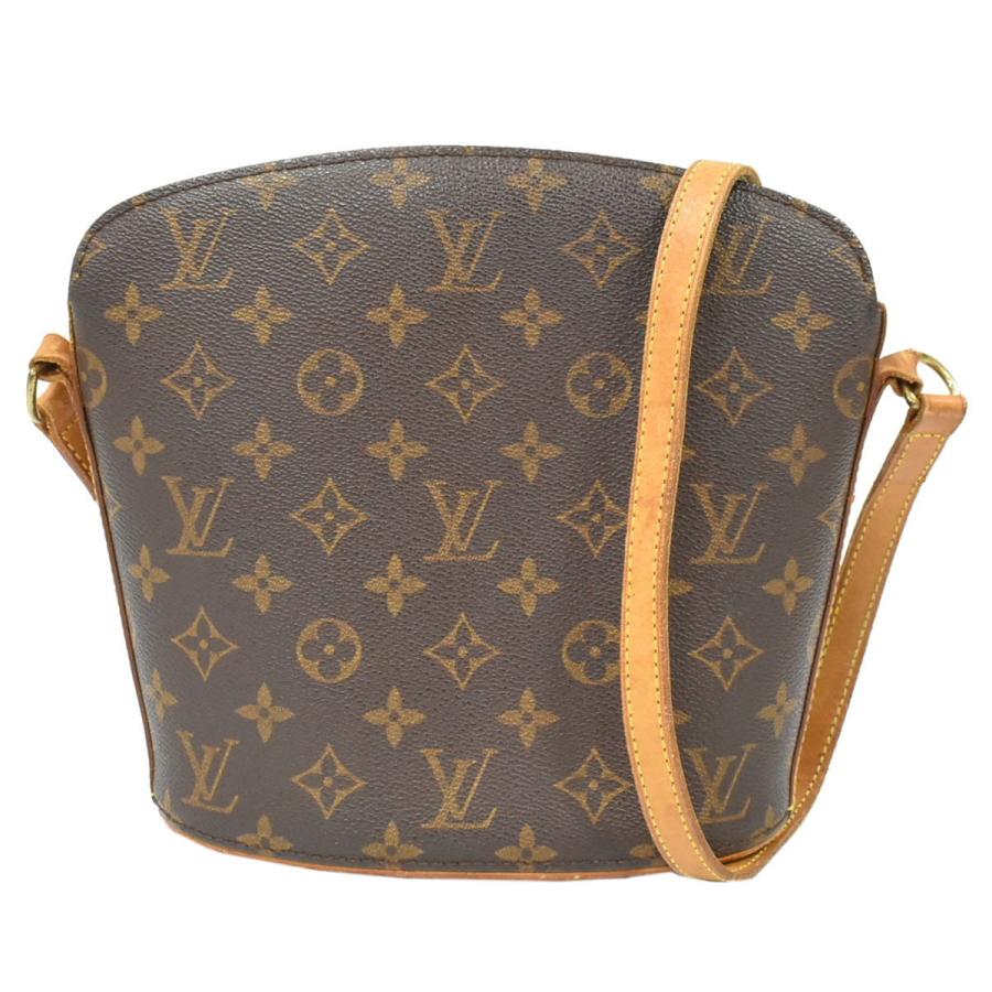 本物 ルイヴィトン LOUIS VUITTON LV ドルーオ モノグラム ショルダー 