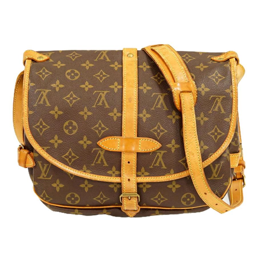 本物 ルイヴィトン LOUIS VUITTON LV ソミュール 30 ヴィンテージ  