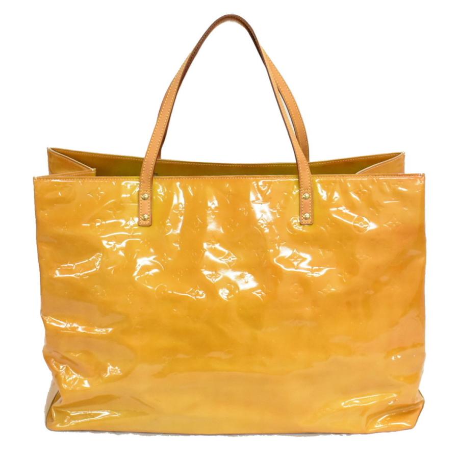 本物 ルイヴィトン LOUIS VUITTON LV リード GM ヴェルニ レザー 