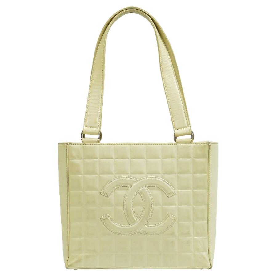 本物 シャネル CHANEL ココマーク チョコバー トートバッグ