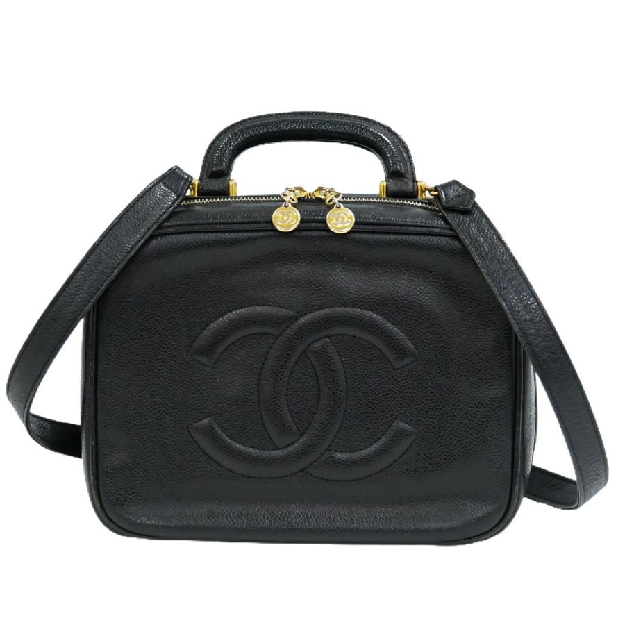 本物 シャネル CHANEL ココマーク 2WAY バニティバッグ ショルダー 
