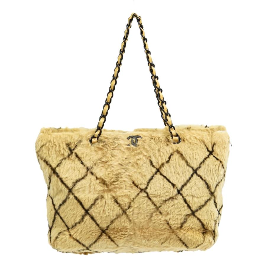 CHANEL シャネル ココマーク ファー チェーン ショルダー バッグ