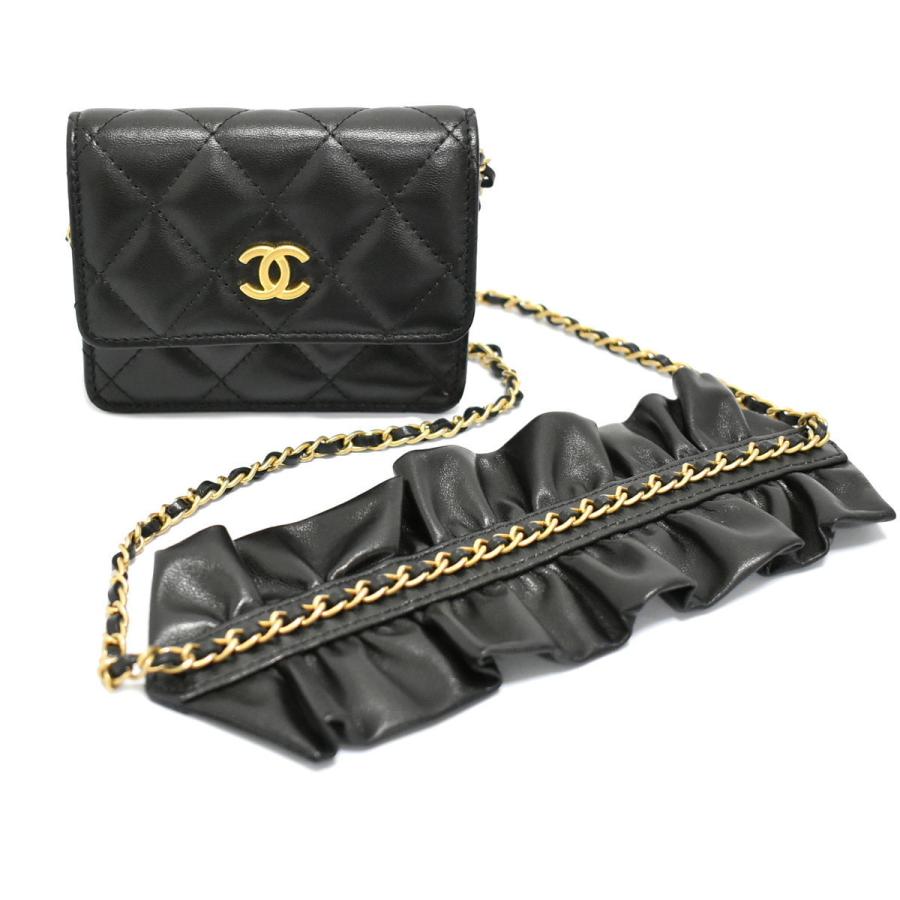 シャネルCOCOマーク斜め掛けミニバック