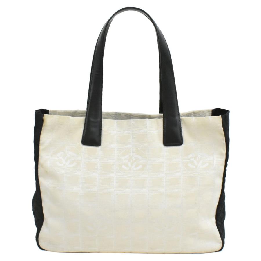 本物 シャネル CHANEL ココマーク ニュートラベルライン バイカラー 