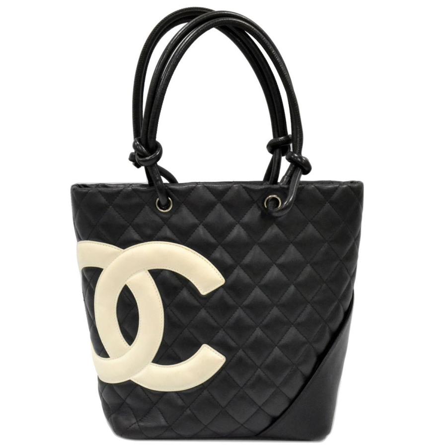 本物 シャネル CHANEL ココマーク カンボンライン トート PM トート 