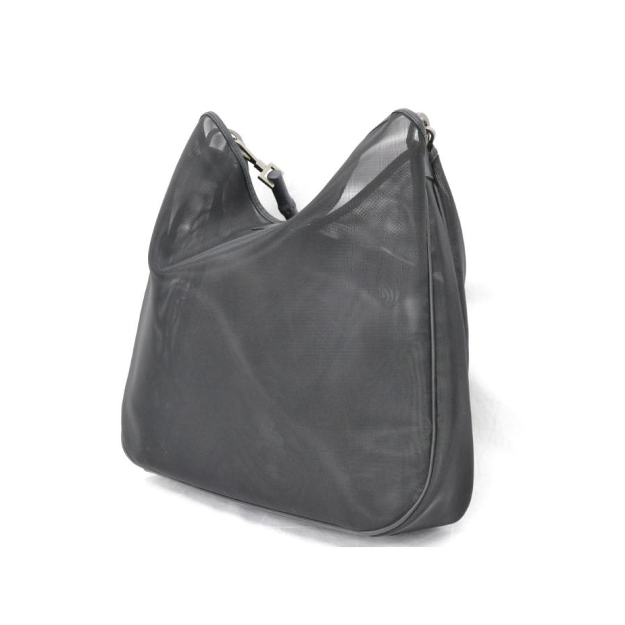 本物 グッチ GUCCI フェイクバンブー メッシュ トートバッグ ...