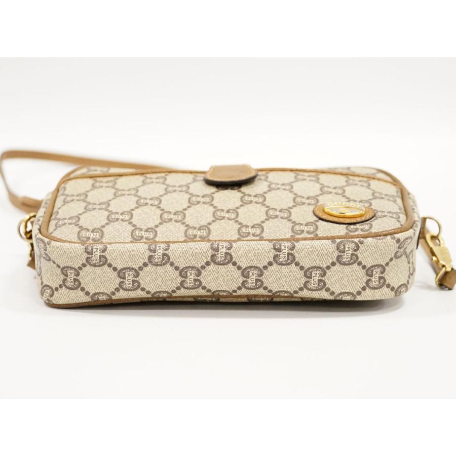 GUCCI 本物 グッチ オールドグッチ GGプラス ショルダーバッグ  