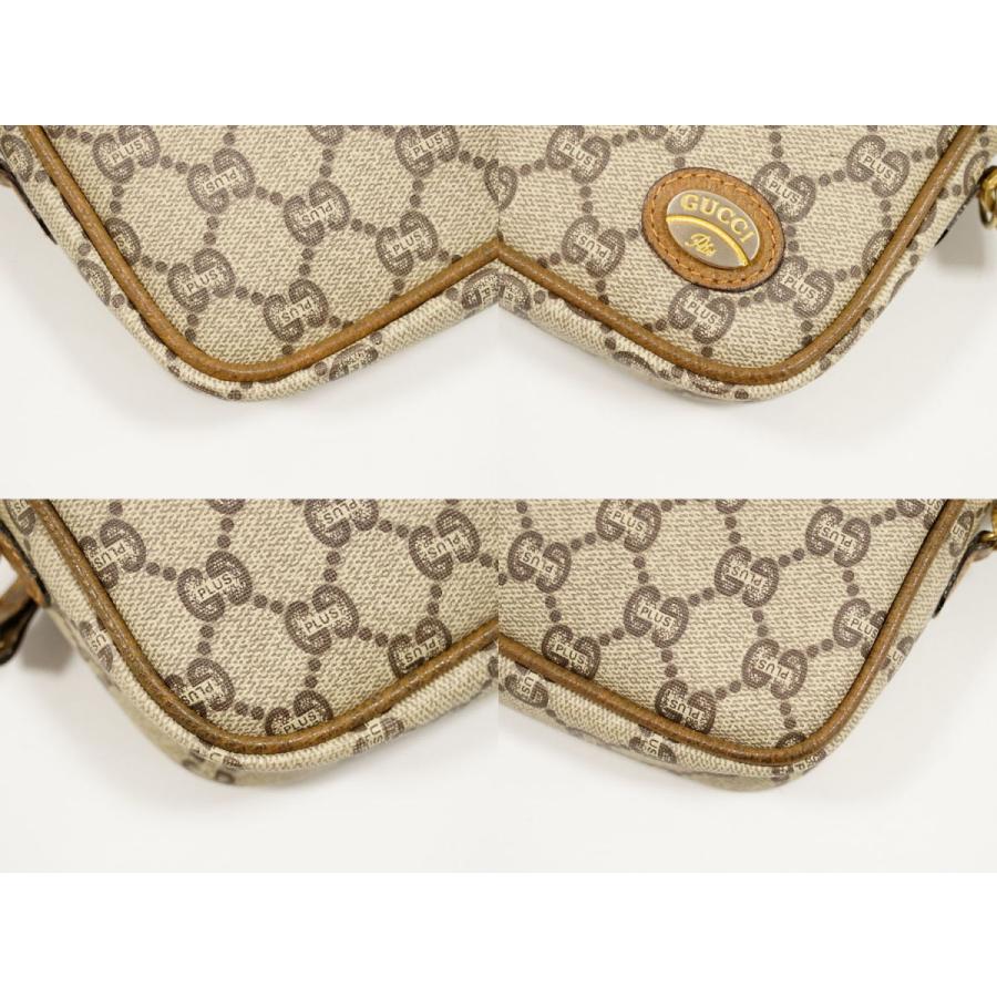 GUCCI 本物 グッチ オールドグッチ GGプラス ショルダーバッグ  