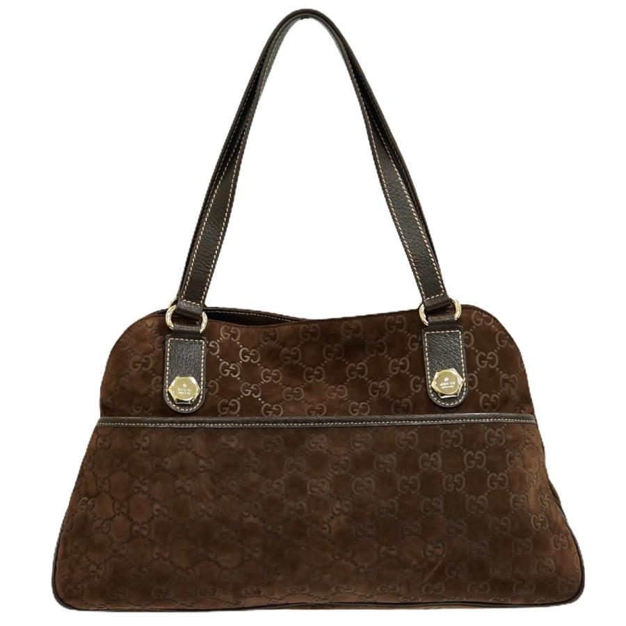 本物 グッチ GUCCI GG柄 ショルダーバッグ トートバッグ スエード 