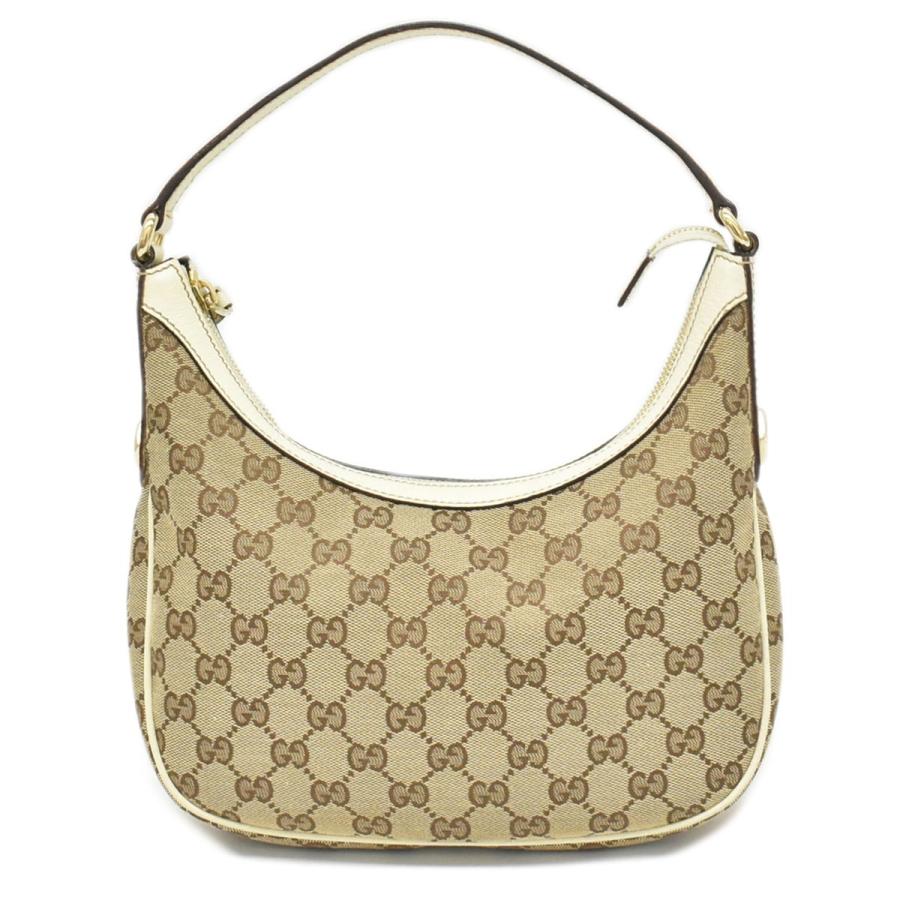 本物 GUCCI グッチ 154395 GGキャンバス ワンショルダー ショルダーバッグ ハンドバッグ レザー ベージュ ホワイト 白 ゴールド金具  中古 :2000671234100648:BRAND BOX - 通販 - Yahoo!ショッピング