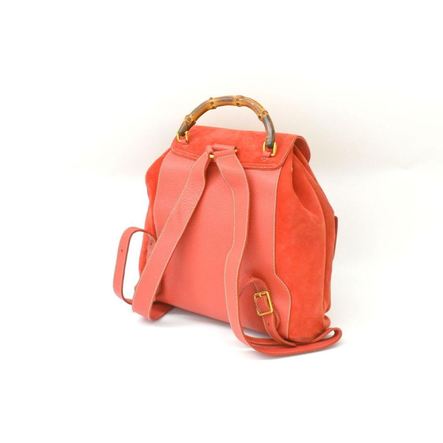本物 GUCCI グッチ バンブー リュックサック バックパック デイパック 