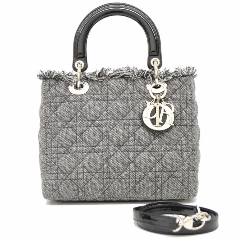 本物 Christian Dior クリスチャン ディオール レディディオール 