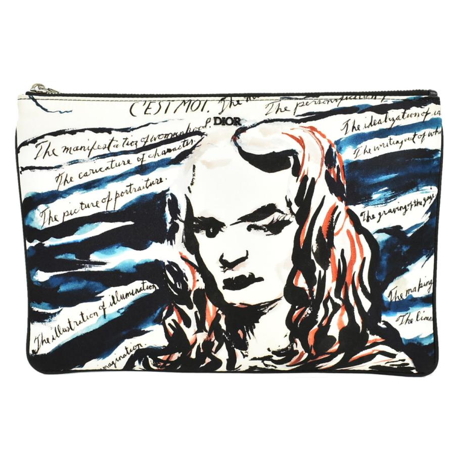 本物 ディオール DIOR × レイモンドペティボン RAYMOND PETTIBON クラッチバッグ セカンドバッグ ナイロン ホワイト ブラック  中古 :2000681234100015:BRAND BOX - 通販 - Yahoo!ショッピング