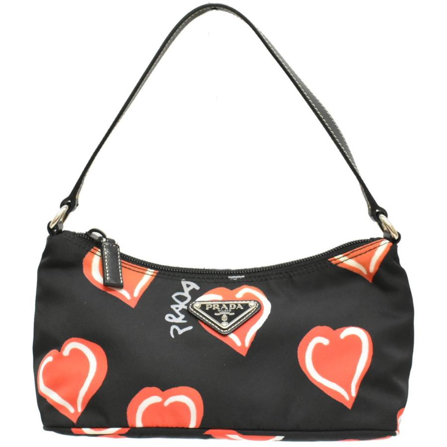 本物 プラダ PRADA ハート テスート ショルダーバッグ ポーチ 小物入れ 