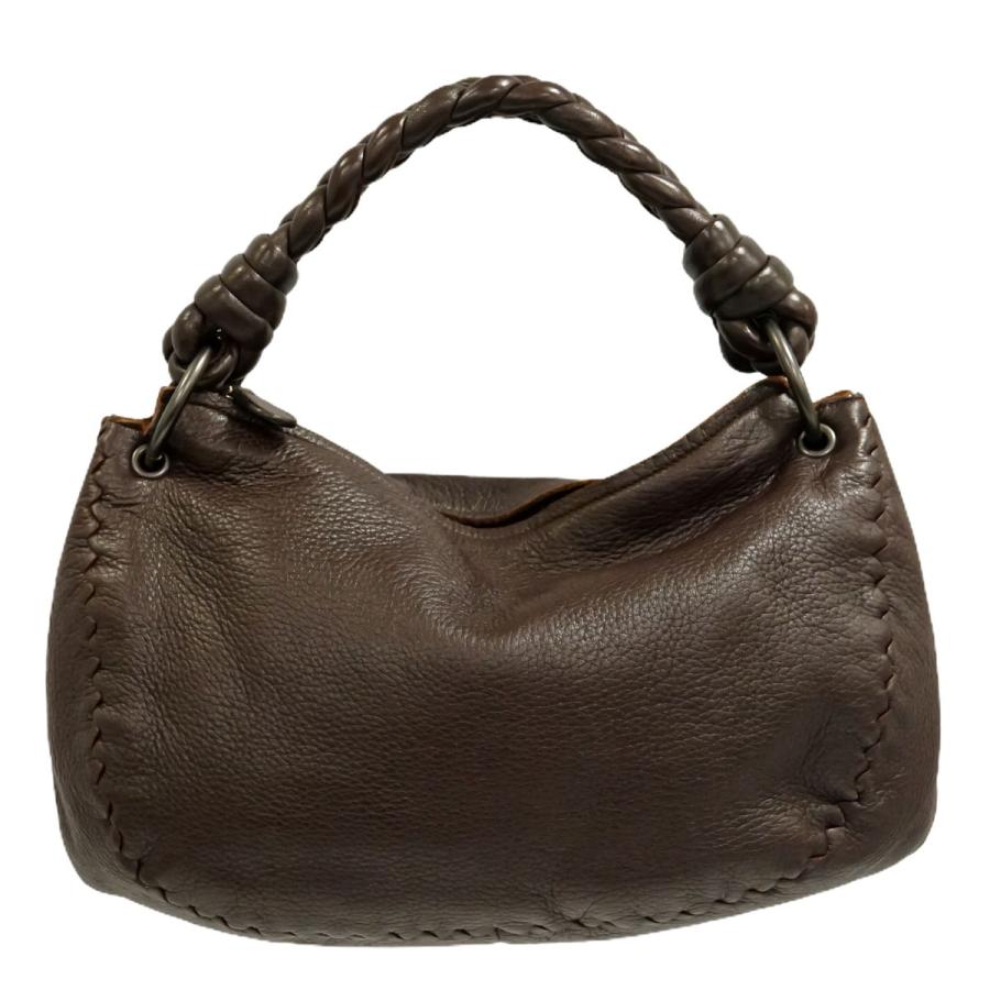 本物 ボッテガヴェネタ BOTTEGA VENETA レザー ショルダーバッグ