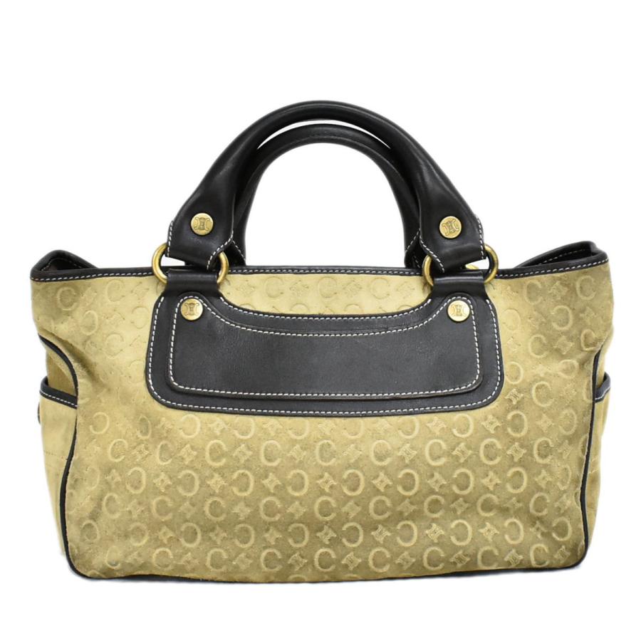 本物 セリーヌ CELINE ブギーバッグ C マカダム ハンドバッグ トート