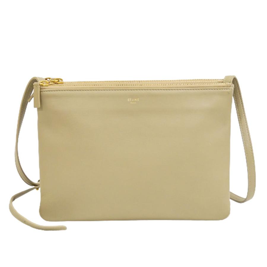 本物 セリーヌ CELINE トリオ ラージ ショルダーバッグ ポシェット