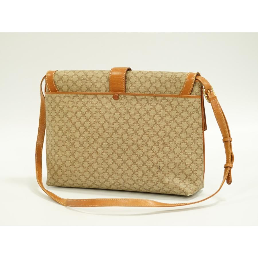 本物 セリーヌ CELINE マカダム 2WAY ショルダーバッグ ポシェット