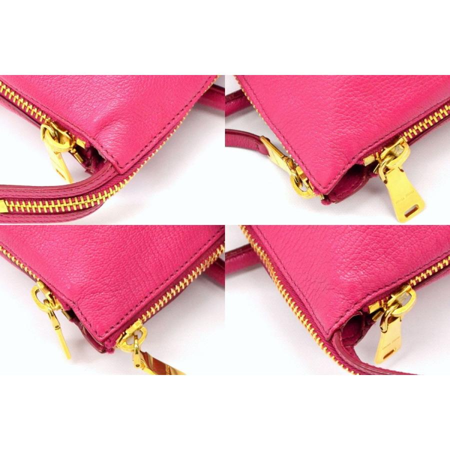 本物 miumiu ミュウミュウ RN1016 マドラス 2WAY 斜め掛け ショルダー 