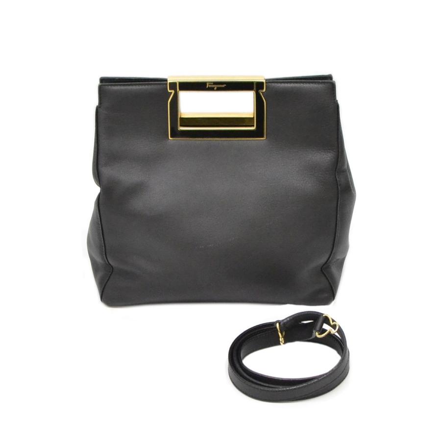 本物 Salvatore Ferragamo サルヴァトーレ フェラガモ 2WAY ショルダー