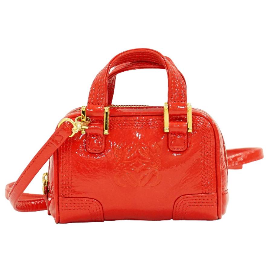 本物 ロエベ LOEWE アマソナ アナグラム 2WAY ショルダーバッグ 
