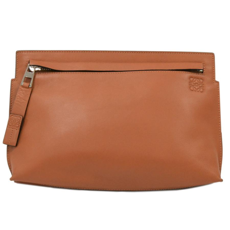 本物 ロエベ LOEWE Tポーチ アナグラム クラッチバッグ セカンドバッグ  