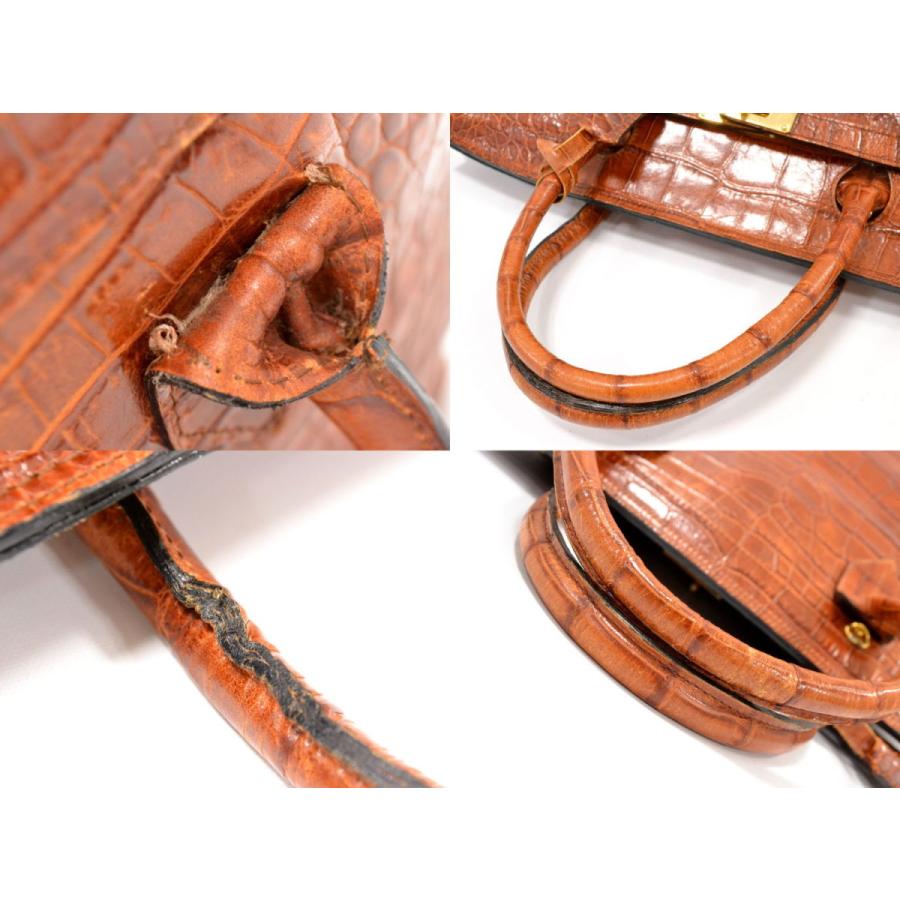 本物 レキシャペル Lexiapel バーキンタイプ バーキン型 クロコダイル