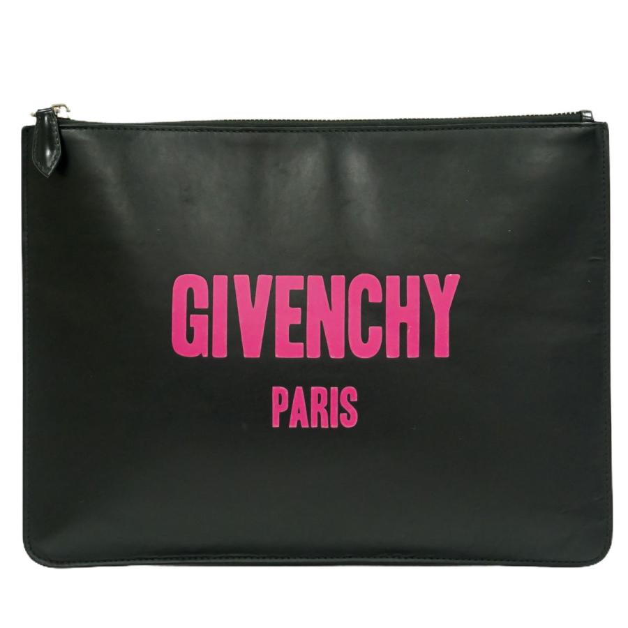 本物 ジバンシィ GIVENCHY ロゴ クラッチバッグ セカンドバッグ ポーチ