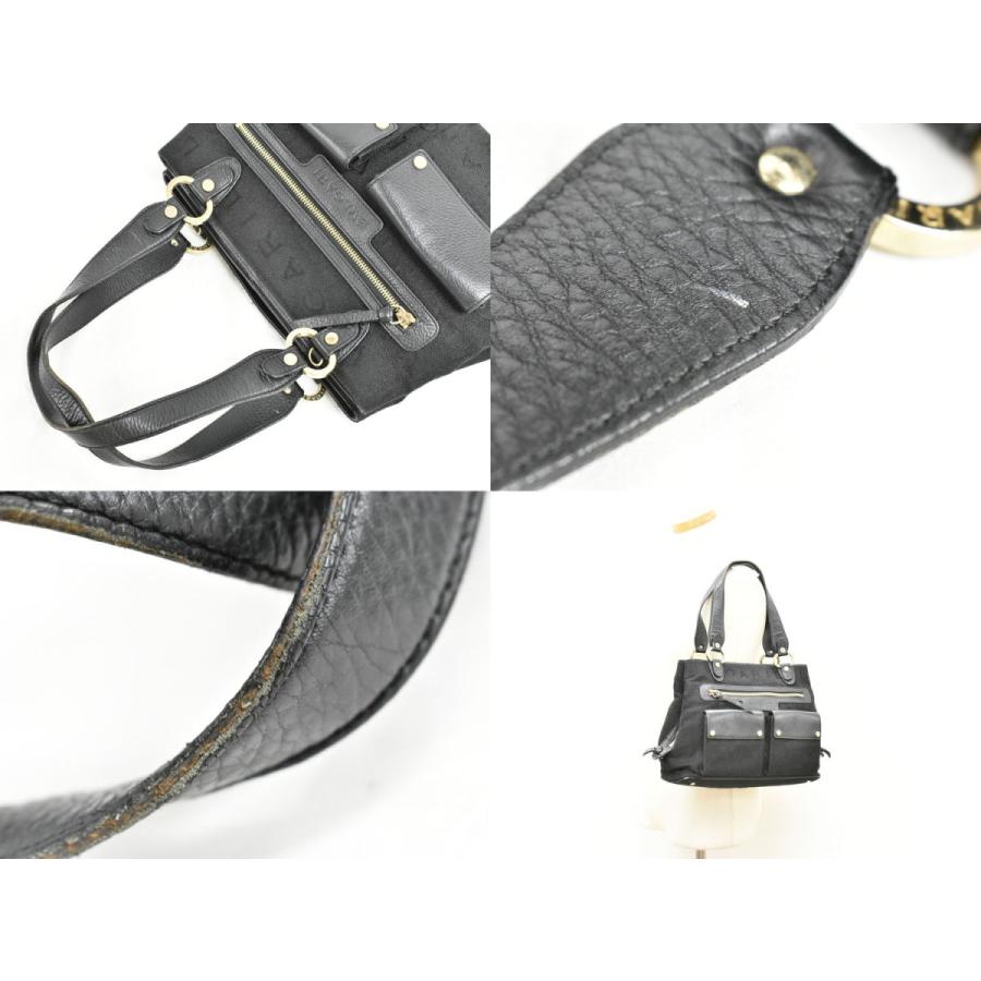 本物 ブルガリ BVLGARI ベッキー ロゴマニア ショルダーバッグ トート 