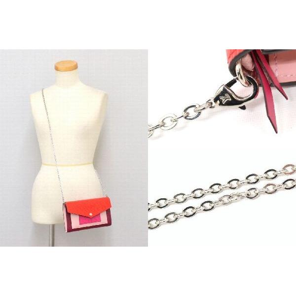 本物 LV LOUIS VUITTON ルイヴィトン M62252 ポルトフォイユ チェーン 