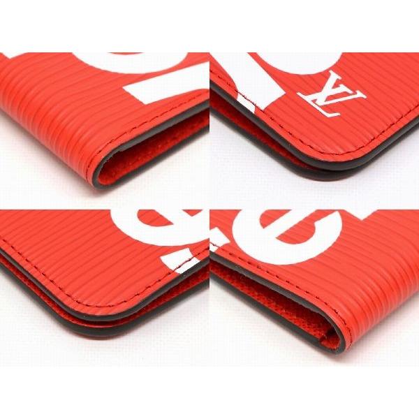 本物 Lv Louis Vuitton Supreme M エピ レザー Iphone 7 フォリオ 手帳型 ケース カバー 赤 白 レッド ホワイト 17年7月購入 新品 中古 株式会社hirakoba 通販 Yahoo ショッピング